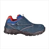 Cofra 22060-000.W45 Zapatos de Seguridad Talla 45 S1 P SRC Altímetro, Azul/Naranja