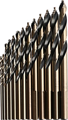 Knkut 13KK10 13 Piece Mechanics Length Step Point Drill Bit Set 1/16 Inch-1/4 Inch thumb #1