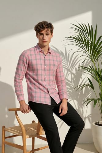 Image of Allen Solly Men Cotton Blend Regular Fit Shirt