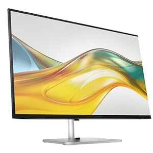 HP 527pq - Series 5 Pro - LED-Monitor - 68.6 cm (27") (26.96" sichtbar) - 2560 x 1440 QHD - IPS - 350 cd/m² - 1500:1-5 ms - HDMI, DisplayPort - Jet Black, Schwarz und Silber (Ständer) - Sm