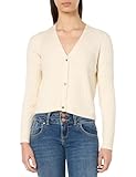 Only, Strickjacke, Jungendliche, American Fit, Geripptes Detail, Detail, Knopfleiste, V-Ausschnitt, Langarm