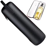 ワインバッグ シャンパン 持ち運び 断熱 保冷 キャリア 落下防止 ハンドル付き ジッパー ウェディング 包装ボックス 誕生日 新築祝い 結婚式 パーティー ブラック