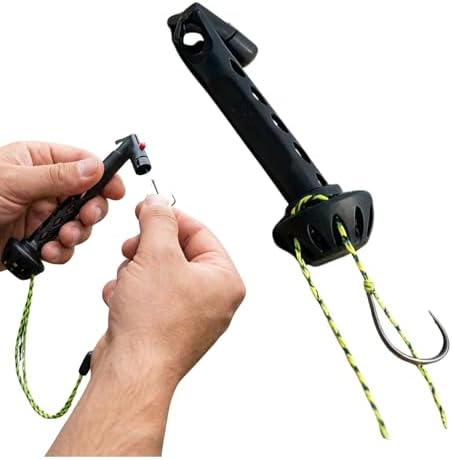Fly Fishing Magnetic Fly Threader, Fishing Accessory to Easily Rig Small Flies on Water, Universal Knot Helper Knot Assist for Threading Hooks, Works with Most Hooks, tippets, and Fly Styles (1PC)