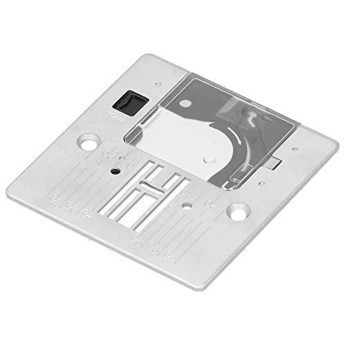 Placa Aguja Coser, Puntada Recta Máquina Coser Hierro Hogar Tablero Repuesto Compatible Tradition Garganta Casera Pieza Alta Resistencia Resistente Cubierta Montaje Reemplazo Acero Inoxidable