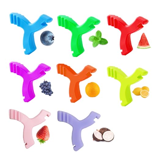 Aligner Chew 8PCS Y-Shaped Chew for Invialign Aligner Hardness 45Silicone Orthodontic Munchies Chompers Aligner Trays Seaters (8PCS Mix Flavor)