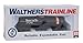 Walthers Trainline Tank Car-Ready to Run-Atchison, Topeka & Santa Fe #98016 (Black, Orange & White Stripes) 931-1444 HO Scale Model Railroad - Freight Model