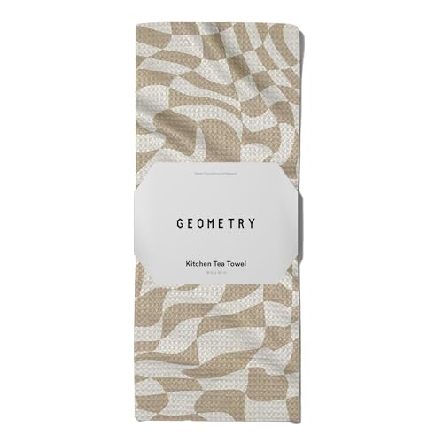 GEOMETRY Kitchen Towels - Quick Dry Microfiber Cloth Dish Towels for Kitchen Drying - Premium Quick Dry Towel - Checkered Fall, 18" x 30" - 1 Piece - image 1