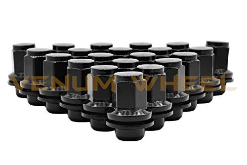 Amazon.com: 20 Pc Black Mag Lug Nuts OEM Black Factory M14x1.5