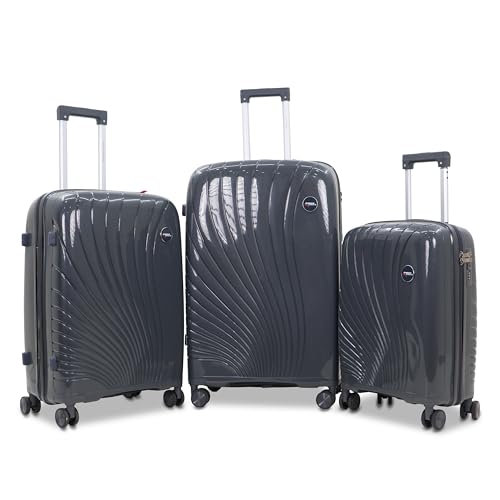 Image of AMERICAN TRAVELLER New York Trolley Bag | TSA Type Lock | Durable Hard Shell , TSA Type Lock , Spinner Trolley Luggage, 360 Disc Spinner Wheels