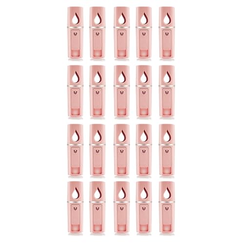 Mini steamer cils de poche x20 : l'atomisation rose avec miroir pour vos rendez-vous