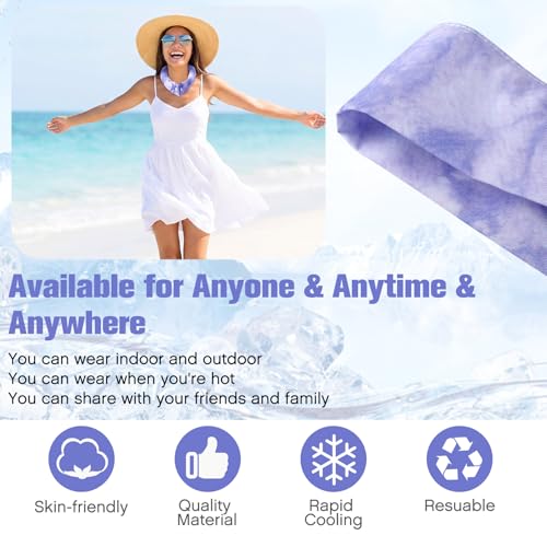 Image of Hanaive Cooling Neck Wraps with Button