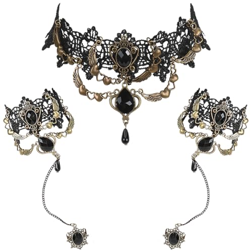 VerLuky Acessórios de jóias góticas para mulher, Metal, Artificial