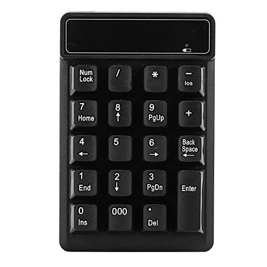 Topiky 19 Teclas Mini Teclado numérico Bluetooth 10 m Conexión 10 Millones de clics Teclado numérico Bluetooth Impermeable