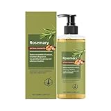 Restauración de volumen: limpiador para el crecimiento de la fuerza del cabello, solución de champú reparador, crecimiento de hierbas con mezcla de extracto botánico, soporte del cuero cabelludo con f