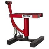 motocross hubständer Untere Position: 290 mm FRITZEL Motorrad-Hubständer Kleiner Thron Rot