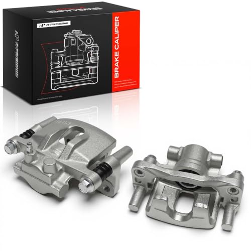 Image of A-Premium Rear Left and Right Side Disc Brake Caliper with Bracket | Compatible with Chrysler 200 2011-2014, Sebring 07-10 & Dodge Avenger, Caliber & Jeep Compass, Patriot & Mitsubishi Lancer