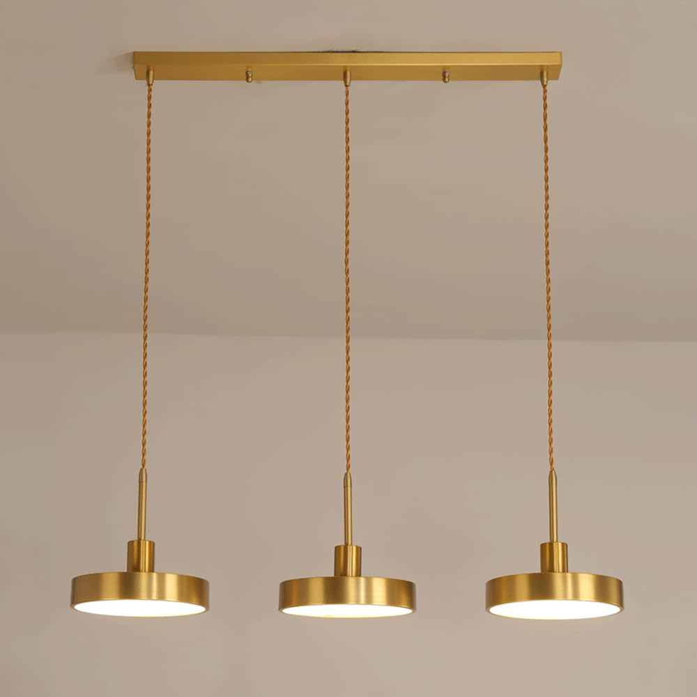 Lustre en laiton suspension LED moderne lampe suspendue 36W