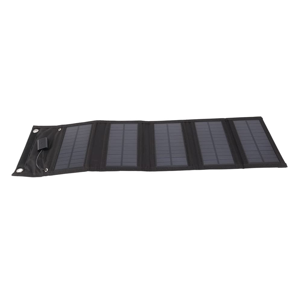 2X Pannello Solare USB Pieghevole da 70 W Caricabatteria da Pannello Solare Impermeabile Pieghevole