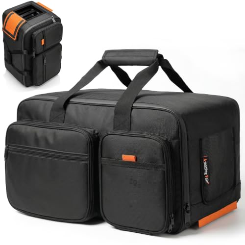 Amazing Fair 8' Speaker Bag, Top Handle Access & 6 Repositionable Pads