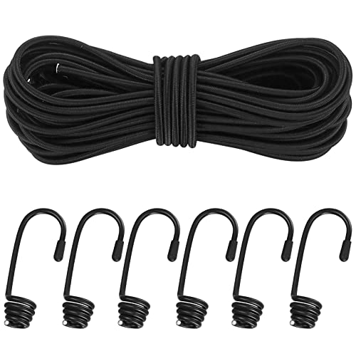10 m/32 Pies 1/8"(3 mm) Cuerdas Elásticas, Cordón Elástico, Hilo Elástico, Cuerda de Abalorios Elásticas para Campar/Manualidades/Pulseras/Collares Cover