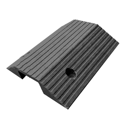 Dos d'âne en caoutchouc 10t avec rampe de protection de câbles intégrée