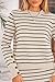 PRETTYGARDEN 2 Piece Skirts Sets For Women Fall Fashion 2025 Striped Sweater Dress Knit Lounge Travel Outfits Winter Clothing (Apricot Stripe,Medium)