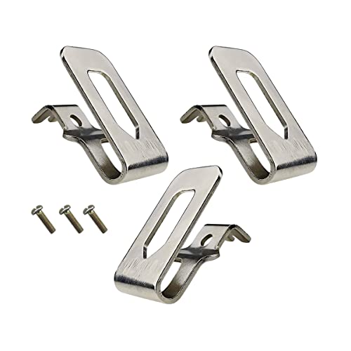 DCK299P2, DCK240C2, DCK299M2, DCK551D1M1, DCK940D2, DCK221F2, DCK444C2, DCK287D1M1, Clip Hook Kits Compatible with D-Wa-t 20V Power Tools 3 Sets -  N268241 Belt Clip Hook Kits