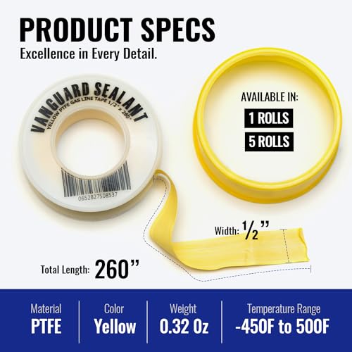 Recopilación y reviews de Cinta teflon para gas al mejor precio. 5 Imagen adicional