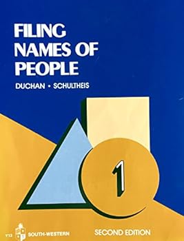 Paperback Filing Names of People Book