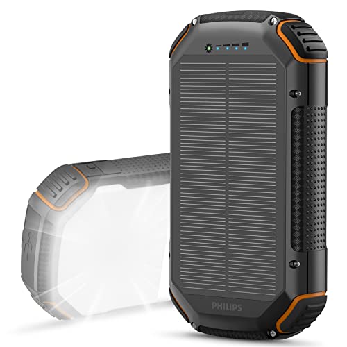 Amazon | Philips(フィリップス)【ソーラー モバイルバッテリー 