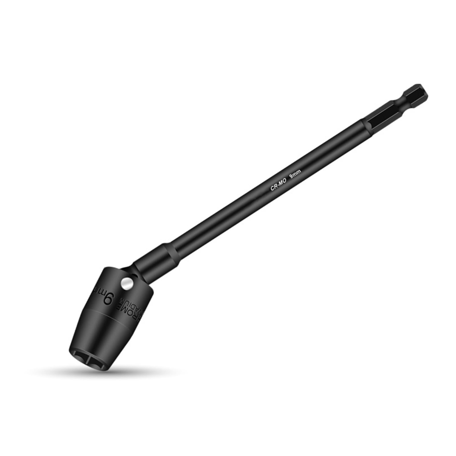 Apglsxy 150X9 Industrial Socket Wrench Adapter Electric Power Drill Socket Adapter 360 Degree Rotatable For Driver Professional Wrench