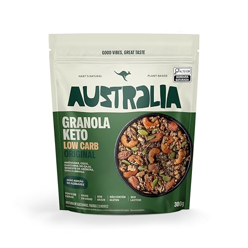 Hart's Natural Granola Australia Keto Low Carb | Granola Sem Açucar, Sem Lactose, Sem Glút...