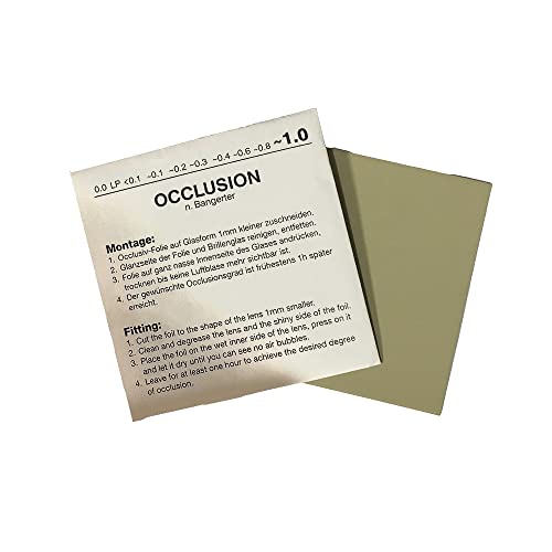 Bangerter Occlusion Foil | 1.0 Power | Reduce Visual Acuity (1.0)