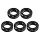 YOKIVE 5Stk Toroid Kern Ferrit Drosseln Ring Eisen Pulver Induktor Ferrite Ringe Gut für Strom Transformatoren (Schwarz Grau 40.5mmx23.5mmx14.7mm)
