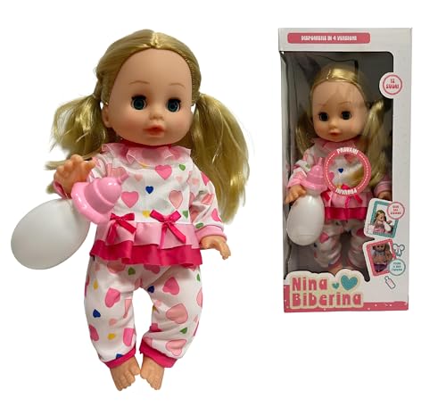 Bambola Parlante Bambolotto Piangente Chiama Mamma Papa' Ride Piange Parla