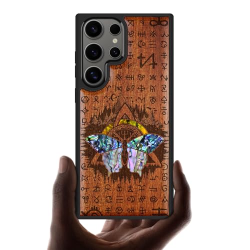 Coque Galaxy S25 Ultra bois et nacre pour protéger votre smartphone au quotidien