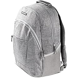 Fitgriff® Mochila Deportiva - Mujer & Hombre - con Zapato y Compartimento Húmedo - Portatil, Gimnasio, Escolar, Senderismo, Trabajo, Sport - Backpack (Grey, M)