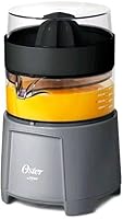 Oster Electric Citrus Juicer: 75W High-Performance Motor for Oranges, Lemons, Limes - Silver Juice Squeezer