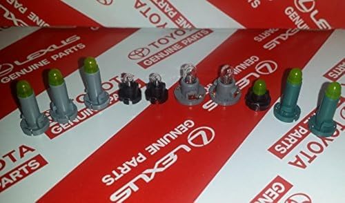 GENUINE TOYOTA OEM COOLER CONTROL CONSOLE BULBS (SET OF 10) 90010-09015 - 90010-09019