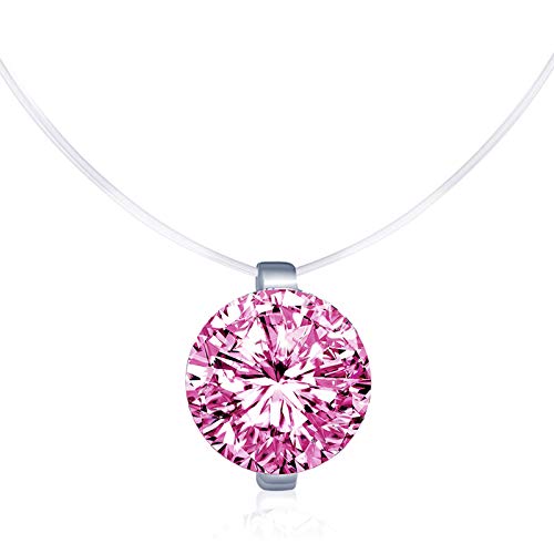 Unendlich U Collier invisible femme collier de la clavicule éléga...