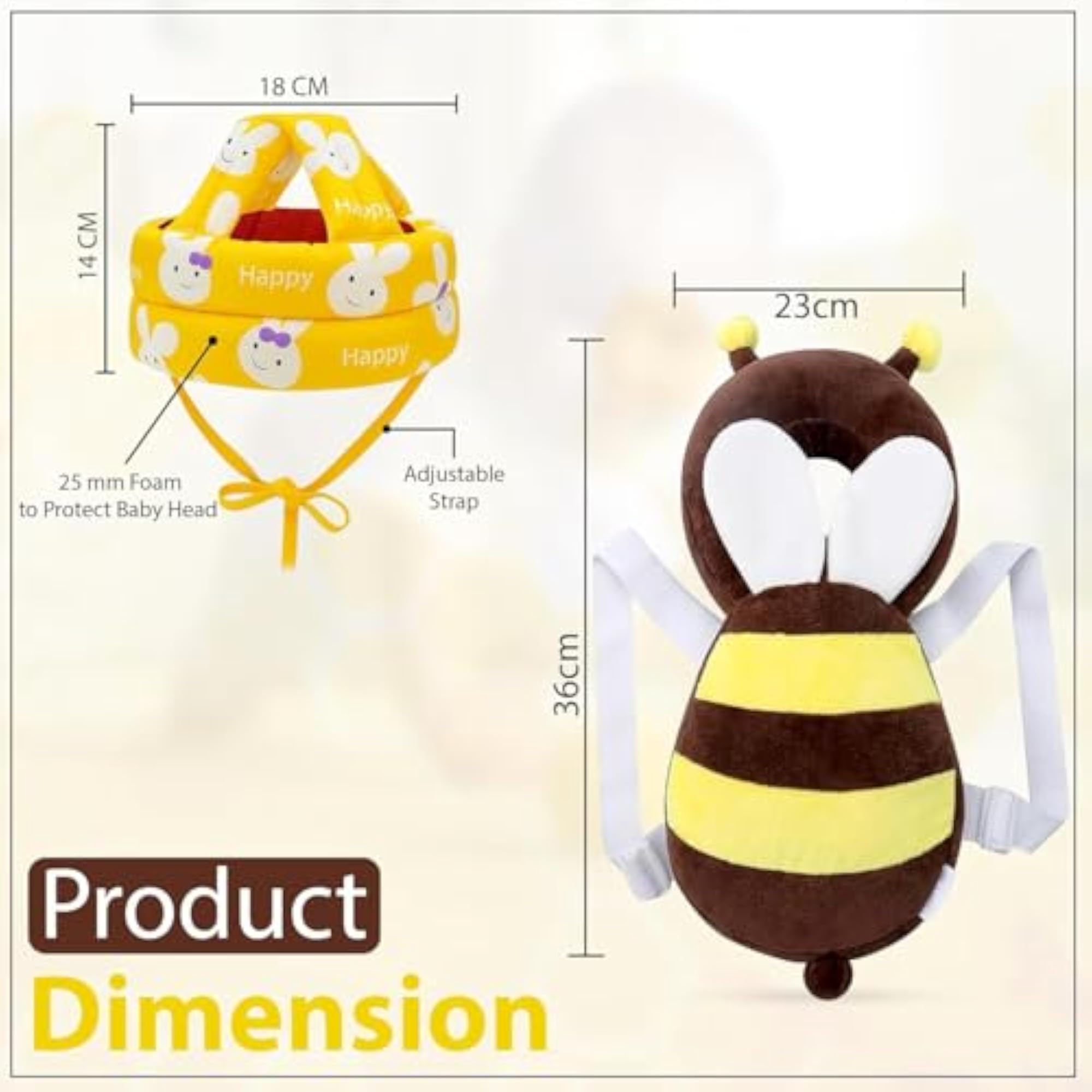 Adjustable Head Protective Helmet Combo Set