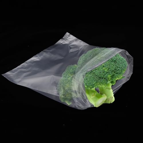 Image of 1020 Count 12 x 16 Inches Plastic Produce Bags, Clear Plastic Produce Bag Roll for Bread, Fruits, Vegetable, Kitchen, 340 Bag x 3 Rolls