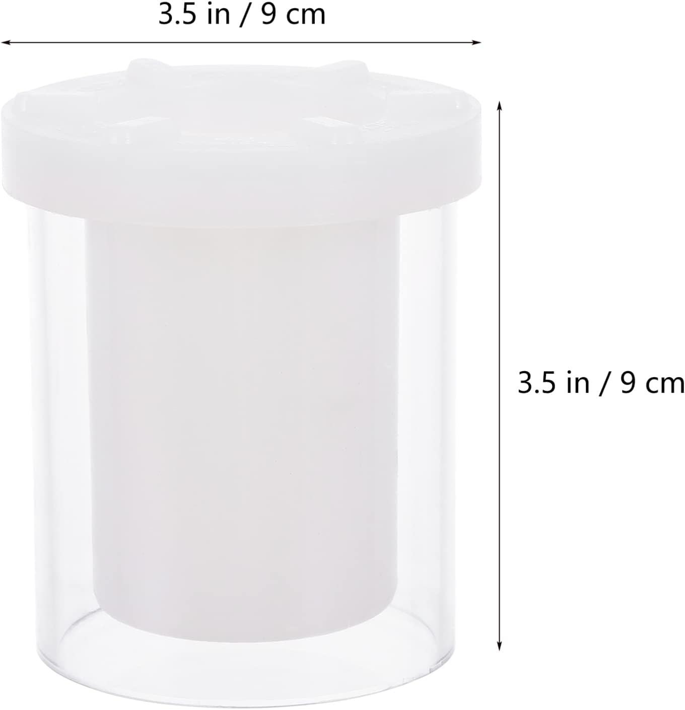 Ciieeo Plastic Candle Mold Hollow Cylinder Candle Molds for Handmade Crafts Scented Making Supplies for Family and Friends
