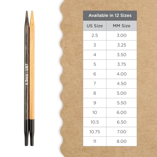 Image of Knitter's Pride Day & Nite Normal Interchangeable Circular Needles 5 inch inch (13cm) - US Size 7 (4.5mm)