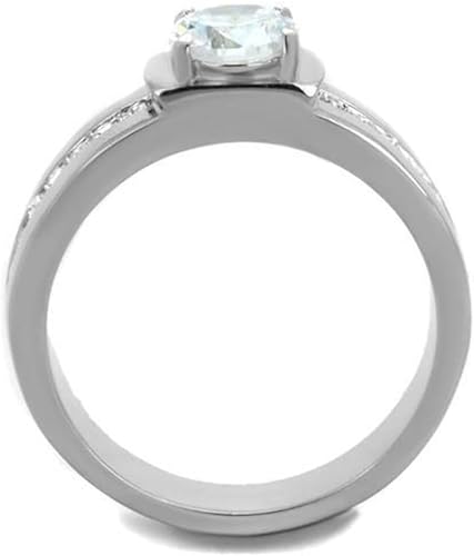 Miniatura 3 de Anillo Color Plata Para Hombres y Ninos de Acero Inoxidable Art 12