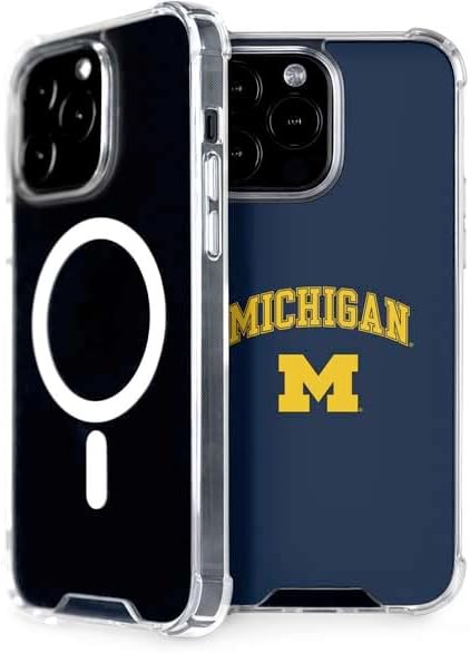 Skinit Phone Case Compatible with MagSafe iPhone 13 Pro Max - Officially Licensed University of Michigan Wolverines M Design