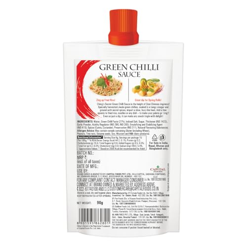 Image of Ching's Secret Green Chilli Sauce, 90g, Bold and Flavourful