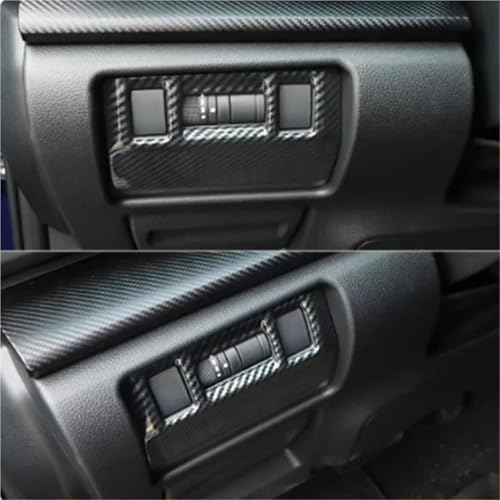 Pegatinas panel interruptor ajuste faros delanteros Subaru Crosstrek 4