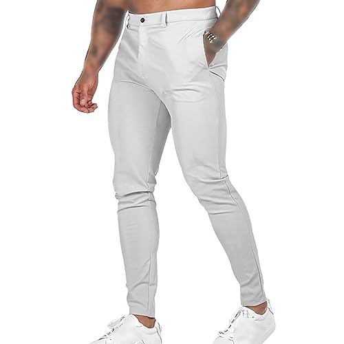 Pantalon de golf extensible homme coupe slim devant plat chic