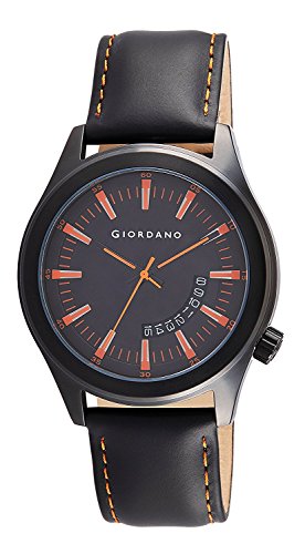 Giordano Analog Black Dial Men's Watch - 1671-03